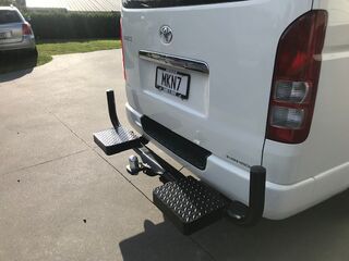 Rear Bullbar Towbar Step Combo for Toyota Hiace 2004-2022 Van
